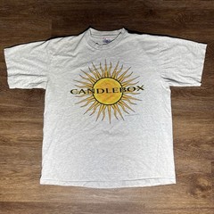 Vintage 1994 Candlebox Fresh Of The Boat Band T-Shirt Size XL Grey Double Sided
