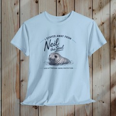 Neil the Seal Shirt Funny Coastal Animal Graphic Tee Gift for Seal Lovers