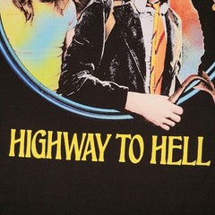 ACDC HIGHWAY TOO HELL Shirt Mens XL XLARGE BLACK 79 TOUR CLASSIC ROCK Music NWT