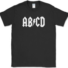 A B C D T-Shirt Funny Alphabet Humor Joke Gift Novelty Tee