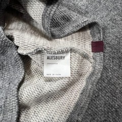 Alesbury Thermal Shirt Mens Medium Heathered Gray Lined Waffle Knit Henley Neck