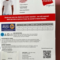 NWT Hanes Moves Men’s Mesh Crewneck 6-Pack Size M (2 Packs of 3)