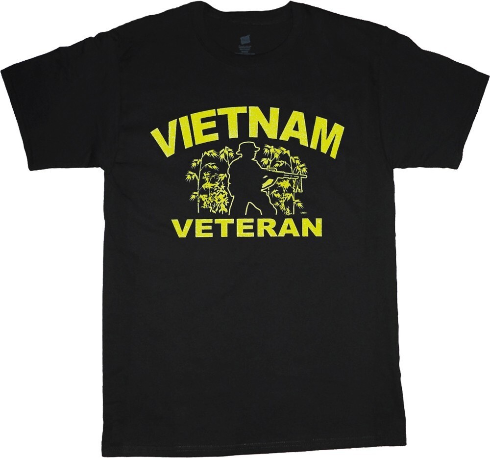 Vietnam Veteran T-shirt Mens Clothing Apparel Accessories Men Military Vet