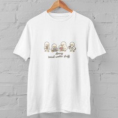 Cute Social Worker Shirt Doing Social Worker Stuff Gift White Tee Cotton