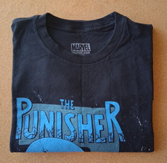 Marvel The Punisher Diner Graphic T-Shirt Men’s Size M Bold Fan Streetwear