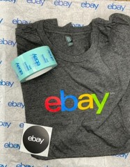 NEW! eBay Swag Lot – Shirt, Packing Tape, Sticker