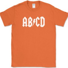 A B C D T-Shirt Funny Alphabet Humor Joke Gift Novelty Tee