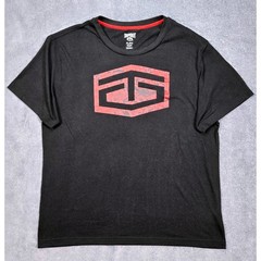 Tapout T-Shirt Mens XL Black Red Graphic Logo Performance Training MMA Gym Tee