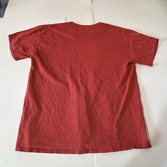 The Rock Dwayne Johnson WWE Shirt Men Large Red Short Sleeve Face Profile