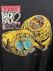 VTG 1992 Chicago Bulls Back to Back Championship Rings – XL