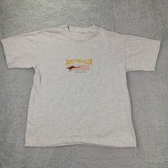 Australia Shirt Mens Large White Brisbane Kangaroo Embroidered Comfort Tee