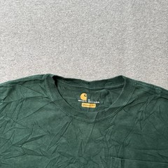 Carhartt Shirt Mens Small Green Force Pockets Workwear Utility Construction