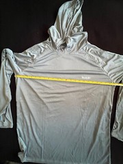 Telaleo Men’s UPF 50+ Sun Protection Hoodie Dri Fit Long Sleeve Shirt Size XL