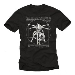 2019 Brand Tshirt Homme Tees Cool Stuff For Teenagers Da Vinci Alien T Shirt