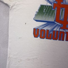 VTG Tennessee Volunteers L T-Shirt Single Stitch Distressed
