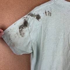VTG 80s Faded Thrashed Ratty California Raisins Pumping Iron T-Shirt Med USA