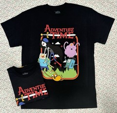 Black Adventure Time T Shirt – Adventure Time SIZE MD