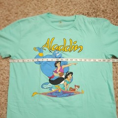 Disney Princess Aladdin Mens L Short Sleeve Crewneck Shirt