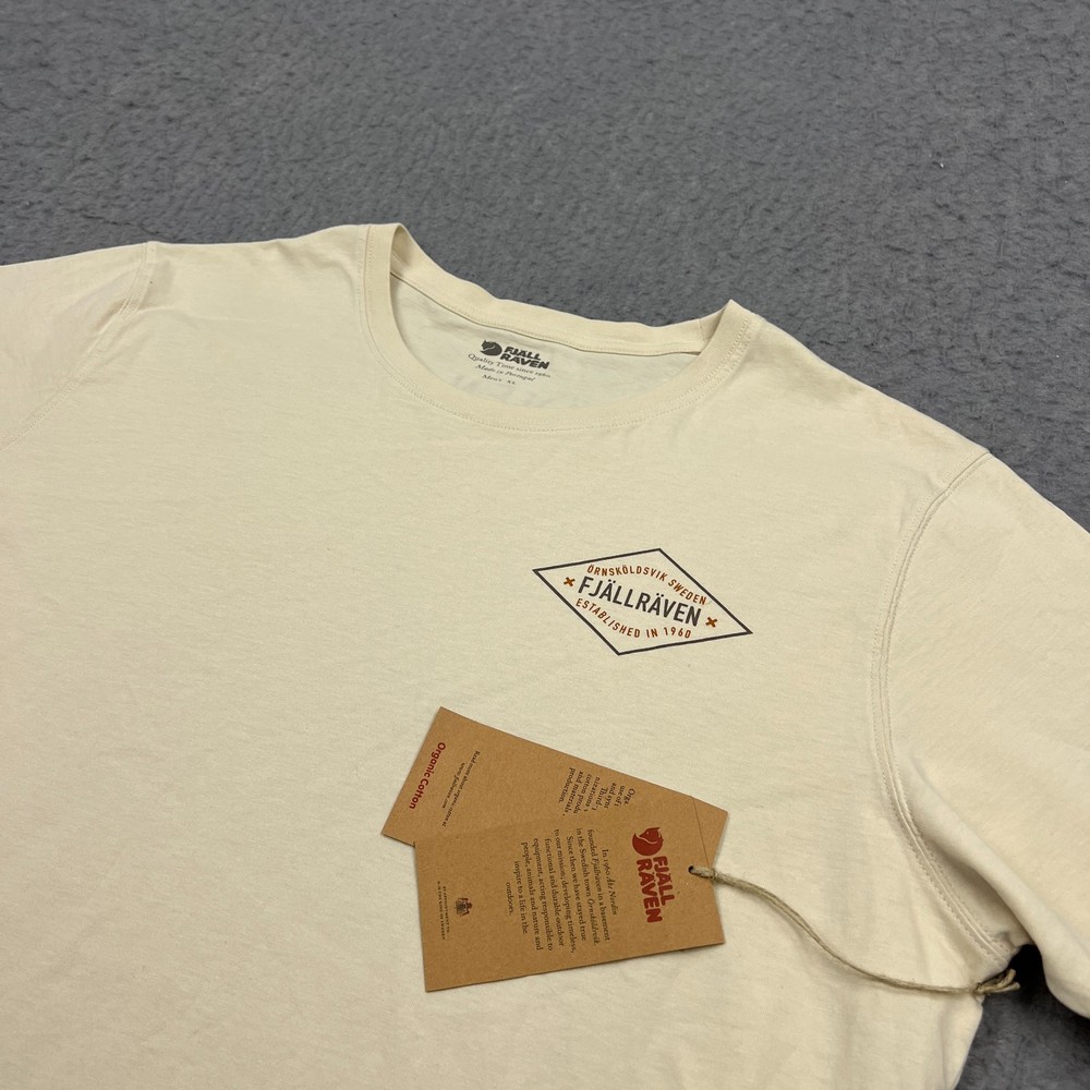 NEW Fjallraven Scout Final Shirt Men’s XL Beige Minnesota Short Sleeve Crew Tee