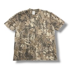 Hollister Heavyweight Boxy Fit Camo Realtree Crew Neck T-Shirt Men’s S Woods NEW