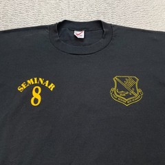 Vintage Jerzees Shirt Mens XL Black USAF Senior NCO Academy Military Tee USA