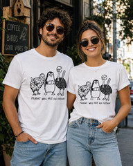 Flight was Not an Option Graphic Sarcastic Quote Men’s T-Shirt