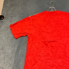 U.S. Polo Assn. T Shirt Mens Large White Red Cotton Crew Neck Graphic Print Tee