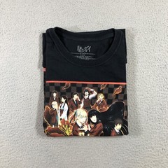 square enix kakegurui T shirt mens XL Black Graphic Print Homura Kawamoto
