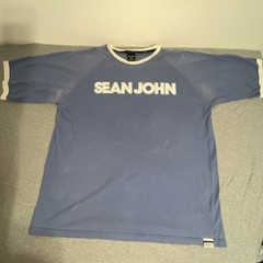 VTG Y2K Sean John Shirt Men’s Size XL Chenille Embroidered