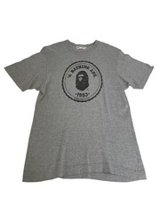 BAPE Grey Busy Works Tee NIGO Era A Bathing Ape Archive Rare