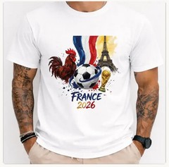 France 2026 FIFA World Cup Soccer T-Shirt, Fans Football Tee