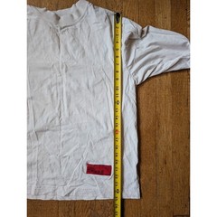 CHNGE Women Dont Owe You Sh*t Long Sleeve Shirt Organic Cotton Cream Mens Medium