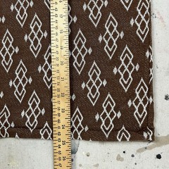 Vintage 60s ELY Knit T Shirt Geometric Pattern Mens Large Mid Century Modern