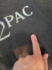 Vintage 2pac T Shirt All Eyez On Me Album Rap Tupac Death Row Small Rare 2005