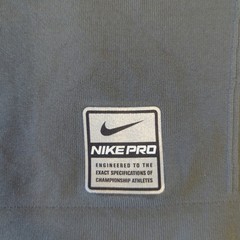 Nike Pro Tight Compression Shirt Gray NikeFIT Athletic Men’s XXL 2XL
