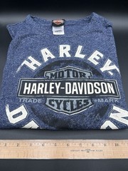 Harley-Davidson Men’s Hillbilly Gatlinburg TN Graphic T-Shirt Large Heather Blue