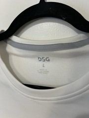 DSG Men’s Cold Weather Compression Crew Neck Top White Base Layer Size Large