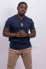 Men’s V-Neck T-Shirt Tri-Blend