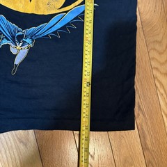 Single Stitch Vintage 80s Batman DC Comic Graphic Tee Black Cotton M Made in USA
