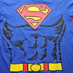 Delta Pro Weight Men’s Large Blue Superman Suit T-Shirt