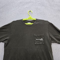 Uniqlo x Kaiju No.8 Men Shirt XL Green Embroidered Graphic Anime Characters