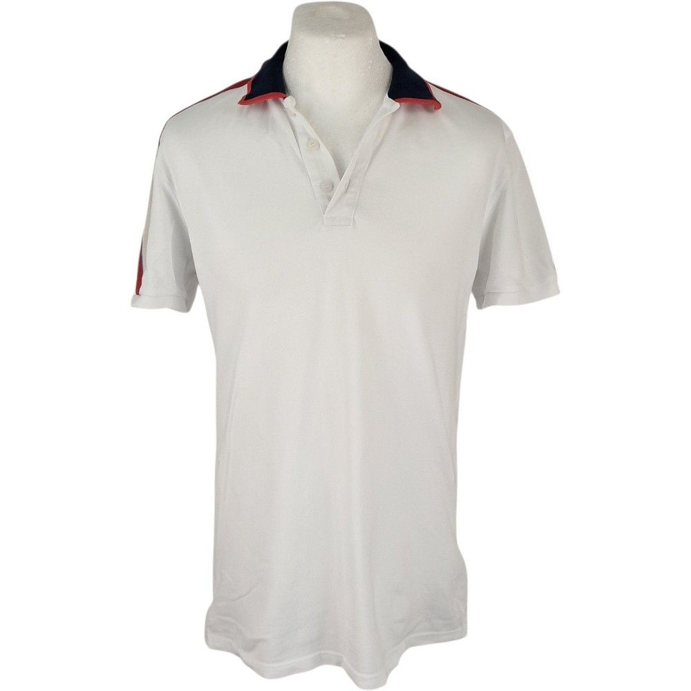 Gucci T Shirt Extra Large Men’s White Cotton Polo Designer Summer Short Sleeve