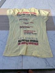 BUS RIDERS UNION T-Shirt Anti-Fascist Political Activist Tee GIRLS L gd2