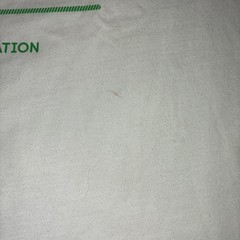 Hugo Boss White Graphic T-Shirt GREEN LABEL INNOVATION LOGO – Sm Spot On Front