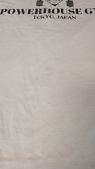 Vintage Powerhouse Gym Tokyo Japan Lamborghini Weight Lifting Tee Shirt White