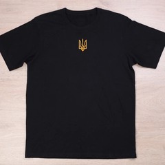 Ukraine Embroidered T-shirt,Ukraine Coat of Arms Shirt Embroidery, Zelensky.