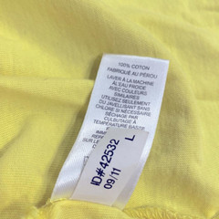 Express 100% Cotton Lemon Yellow Cool Graphic at Front Men’s Size L Worn Once !!