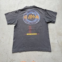 Vintage Def Leppard Adrenalize Shirt Mens XL Black 1992 Single Stitch Faded 90s