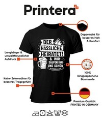 The Ugly One We Marry Him Beautiful JGA Beer Party Funny Mens T-Shirt