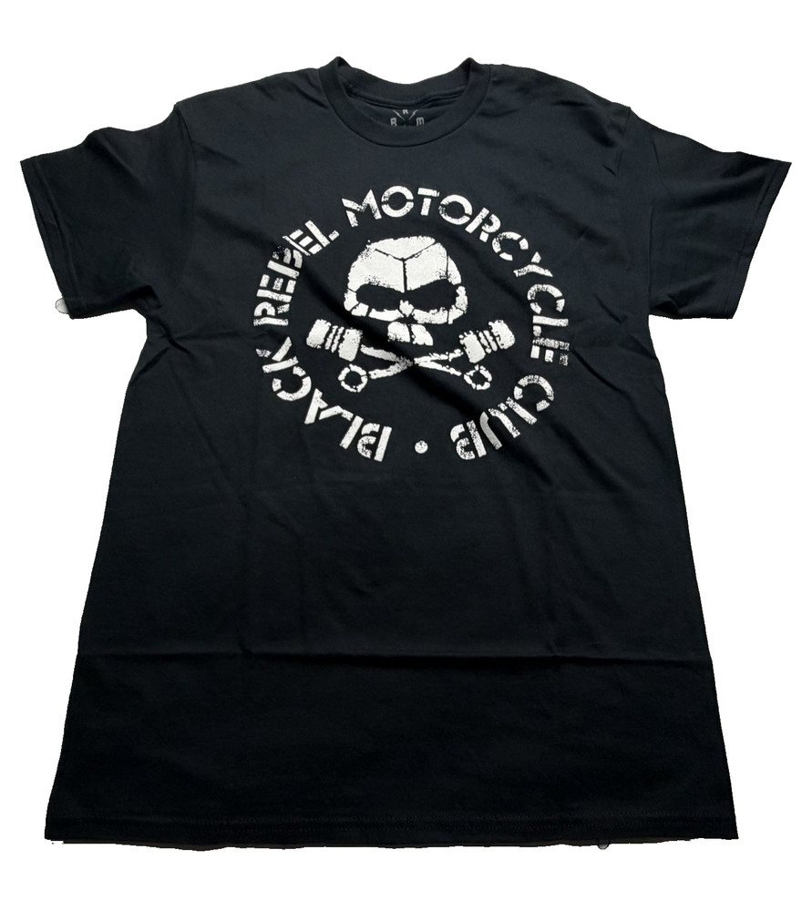 Black Rebel Motorcycle Club NWOT Mens Black SS Shirt Sz M FREE SHIPPING A99